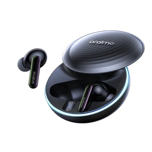 Oraimo SpaceBuds Hybrid ANC Wireless Earbuds Bluetooth 5.4, 50dB Noise Cancellation, Deep Bass, 40H Battery, Fast Charging, Touch Control, IPX4 Waterproof True Wireless Earphones with Charging Case