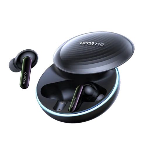 Oraimo SpaceBuds Hybrid ANC Wireless Earbuds Bluetooth 5.4, 50dB Noise Cancellation, Deep Bass, 40H Battery, Fast Charging, Touch Control, IPX4 Waterproof True Wireless Earphones with Charging Case