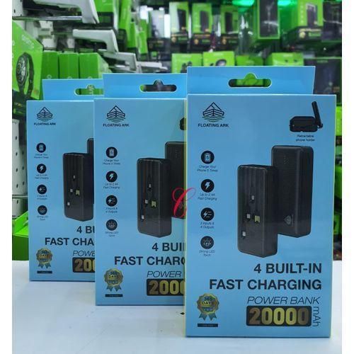 Floating Ark FPB-P422 Power Bank 20000mAh Fast Charging Portable Charger with LED Display Dual USB Output Smart Protection High Capacity Backup Battery for Android iPhone Tablets