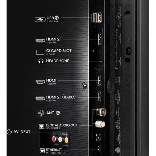 Hisense 58 Inch 4K UHD Smart Frameless TV | VIDAA Smart TV with Netflix, YouTube & Prime Video | Dolby Vision HDR, DTS Virtual:X Sound, Built-in WiFi Screen Mirroring 58” Smart Television
