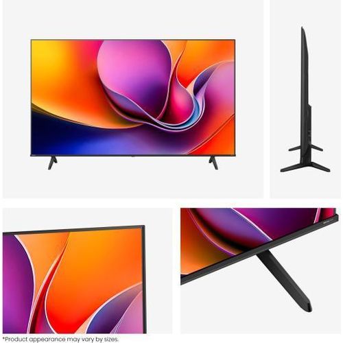 Hisense 58 Inch 4K UHD Smart Frameless TV | VIDAA Smart TV with Netflix, YouTube & Prime Video | Dolby Vision HDR, DTS Virtual:X Sound, Built-in WiFi Screen Mirroring 58” Smart Television