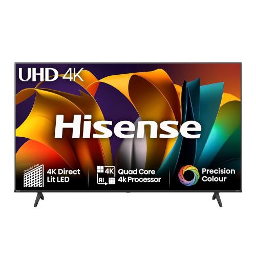 Hisense 58 Inch 4K UHD Smart Frameless TV | VIDAA Smart TV with Netflix, YouTube & Prime Video | Dolby Vision HDR, DTS Virtual:X Sound, Built-in WiFi Screen Mirroring 58” Smart Television