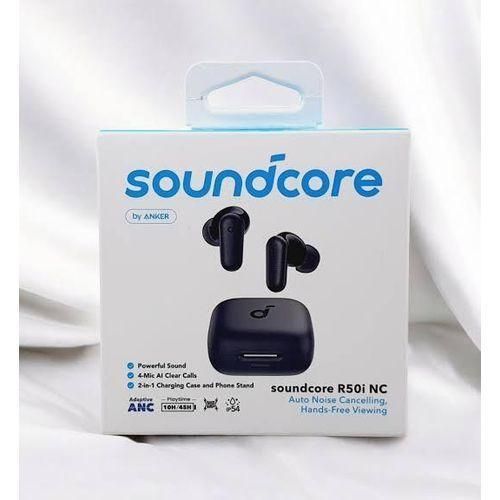 Anker Soundcore R50i NC True Wireless Noise Cancelling Earbuds | Bluetooth 5.3 ANC Earphones with Deep Bass, 45H Battery, AI Clear Calls & Fast Charging | TWS Earbuds for Android & iPhone