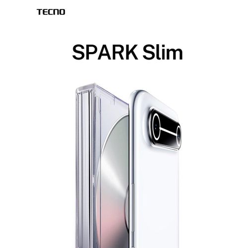 Tecno Spark Slim 8GB RAM 256GB Smartphone 6.78 Inch AMOLED 144Hz Display Android 15 50MP Camera 5160mAh Battery 45W Fast Charging Ultra Slim Design Dual SIM NFC Fingerprint Kenya Best Price