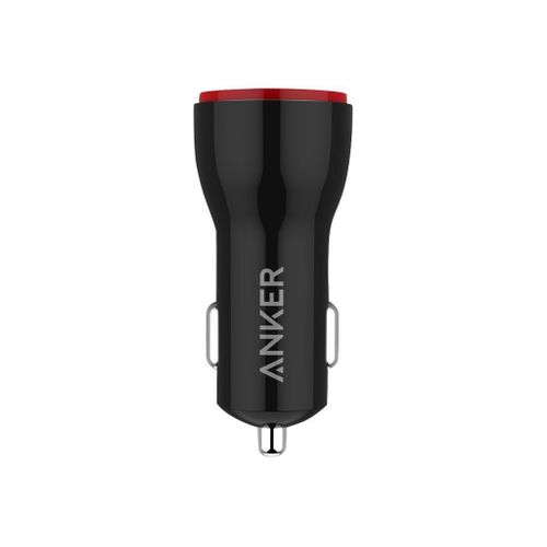 Anker PowerDrive 2 24W Dual USB Car Charger Fast Charging Adapter Kenya 2 Port Smart IC Compact Charger For iPhone Samsung Android Safe Durable Car Charger Best Price Nairobi