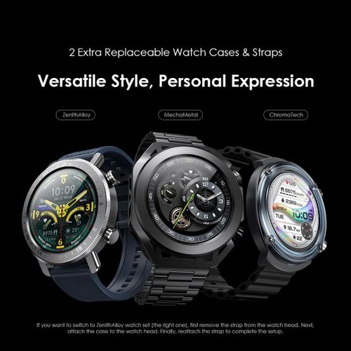 Oraimo Watch Pro X Smartwatch Kenya AMOLED Display Bluetooth Calling Fitness Tracker Waterproof Smart Watch Heart Rate Sleep Monitor Android iPhone Best Price Nairobi