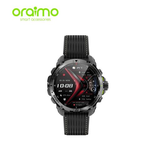 Oraimo Watch GT Smartwatch Kenya AMOLED Display Bluetooth Calling Fitness Tracker Waterproof Smart Watch Heart Rate Sleep Monitor Long Battery Android iPhone Best Price
