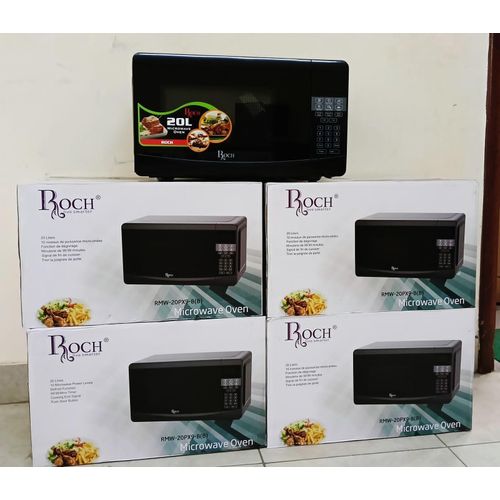 Roch Digital Microwave 20L 700W Microwave Oven, Defrost Function, Timer, 6 Power Levels, Compact Kitchen Appliance, Fast Heating Microwave Kenya