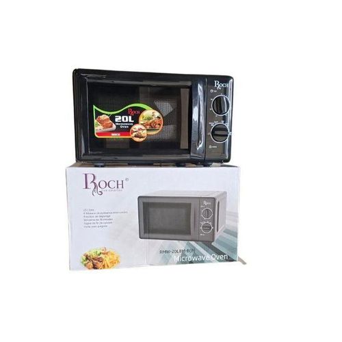 Roch Digital Microwave 20L 700W Microwave Oven, Defrost Function, Timer, 6 Power Levels, Compact Kitchen Appliance, Fast Heating Microwave Kenya
