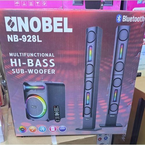 Nobel NB-928L Hi-Fi Tall Boy Woofer System, Bluetooth Subwoofer 5.1 Channel, Powerful Bass, USB/SD/FM Radio, Remote Control Home Theatre System Kenya