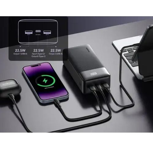 Oraimo PowerNova QF1 27000mAh Power Bank, 22.5W Fast Charging, USB-C PD, Smart Digital Display, Multi-Device Charging Portable Charger Kenya