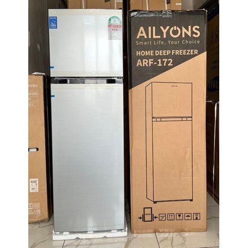 AILYONS 266L Double Door Refrigerator ARF-172 Energy Saving Fridge Top Freezer Large Capacity Low Noise Direct Cool Fast Cooling Durable Kitchen Appliance Kenya