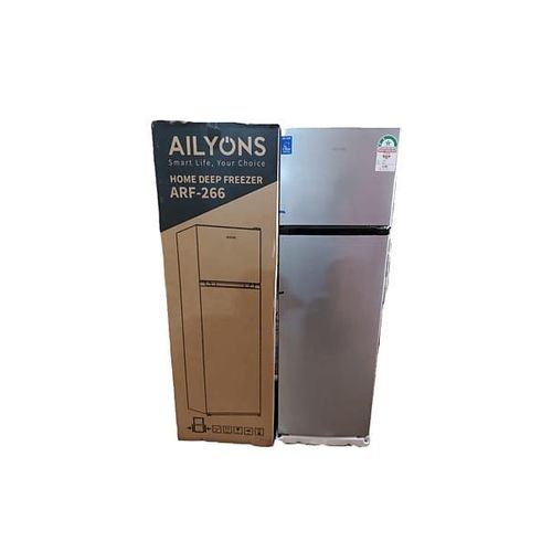 AILYONS 266L Double Door Refrigerator ARF-172 Energy Saving Fridge Top Freezer Large Capacity Low Noise Direct Cool Fast Cooling Durable Kitchen Appliance Kenya