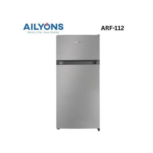 AILYONS 112L Double Door Refrigerator ARF-112 Energy Saving Fridge Compact Top Freezer Low Noise Fast Cooling Small Size Kitchen Appliance Kenya