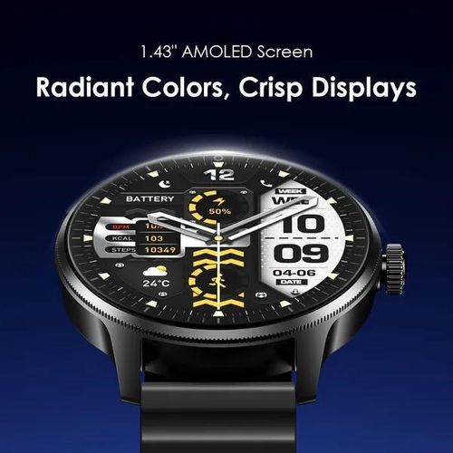 Oraimo Watch 5R Pro Smartwatch 1.43" AMOLED Bluetooth Calling IP68 Waterproof Fitness Tracker Heart Rate SpO2 Long Battery Life Sports Smart Watch Kenya