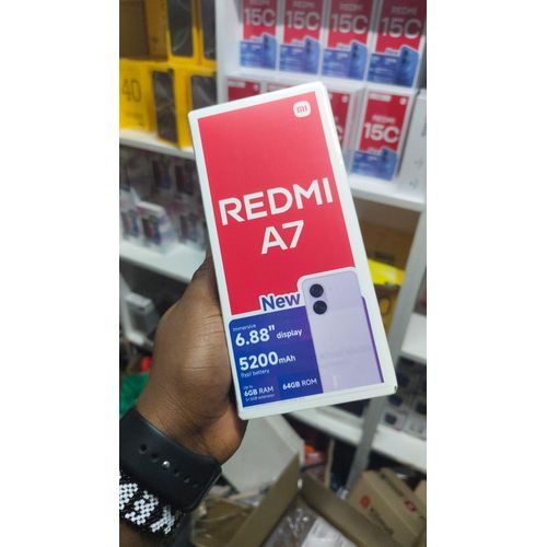 Redmi A7 4G 64GB 128GB 6.9 Inch Display 6000mAh Battery 50MP Camera Android 16 Budget Smartphone Dual SIM Long Battery Life Phone Kenya
