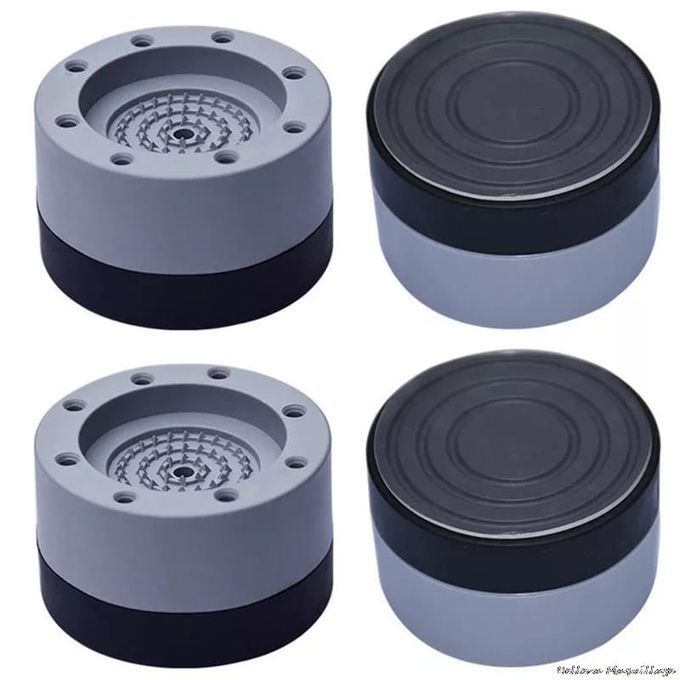 4PCS Shock and Noise Cancelling Washing Machine Support,Washer And Dryer Anti-Vibration Pads, Washing Machine Foot Pads for All Washing Machine