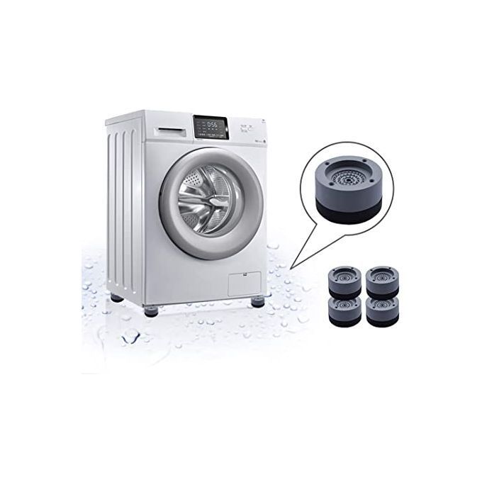 4PCS Shock and Noise Cancelling Washing Machine Support,Washer And Dryer Anti-Vibration Pads, Washing Machine Foot Pads for All Washing Machine