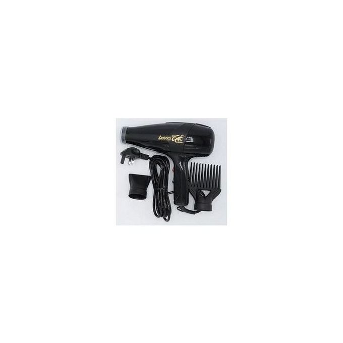 ORIGINAL Ceriotti Super GEK 3800 Blow Dry Hair Dryer Black