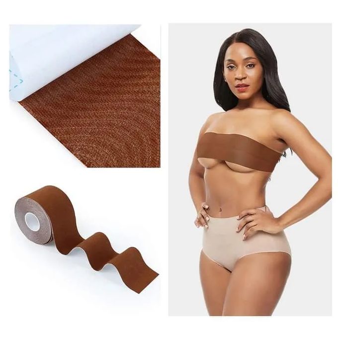 Stretchable Boob Tape 5cm*5m Breast Lift Tape Women's BoobTape Push Up Bra Tape