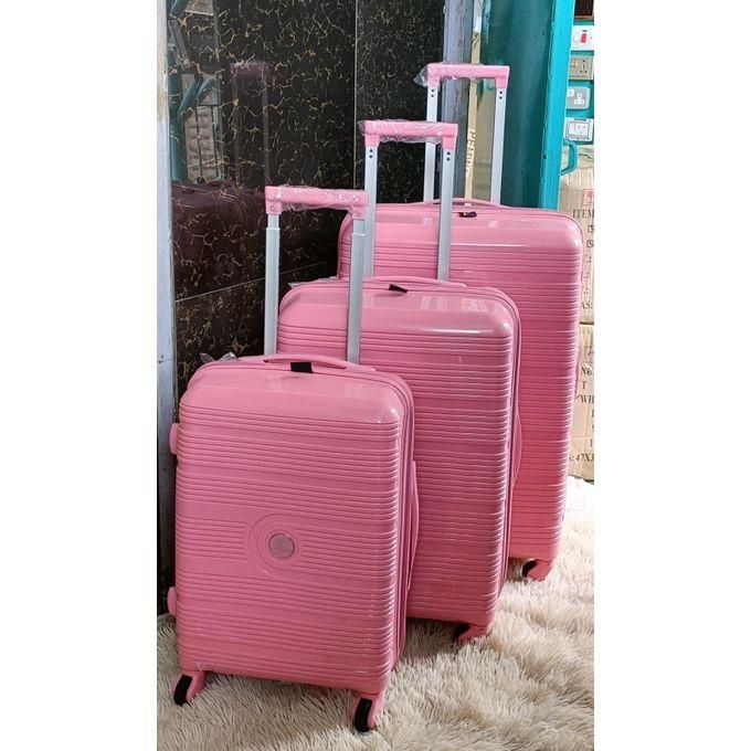 Fashion 3 IN 1 UNBREAKABLE LUXURIOUS RUBBER SUITCASE TRAVEL BAG