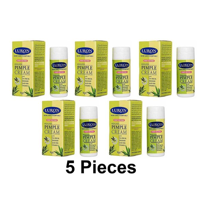 Luron 5Pcs Clears Pimples Acnes Blackheads Wrinkles Freckles Cream