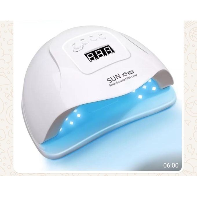 Sun LED Nails Lamp For Manicure 120W Nails Dryer Machine UV Lamp For Curing UV Gels Nails Polishs With Motion Sensing LCD Display