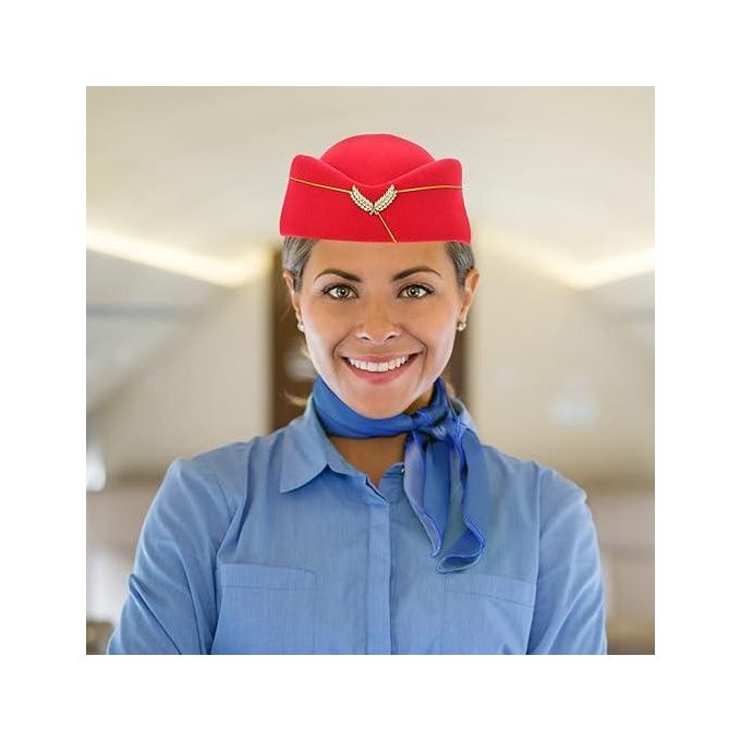 Stewardess Hat Beret Hat Women Air Hostesses Hat Party Hats Costume Cosplay