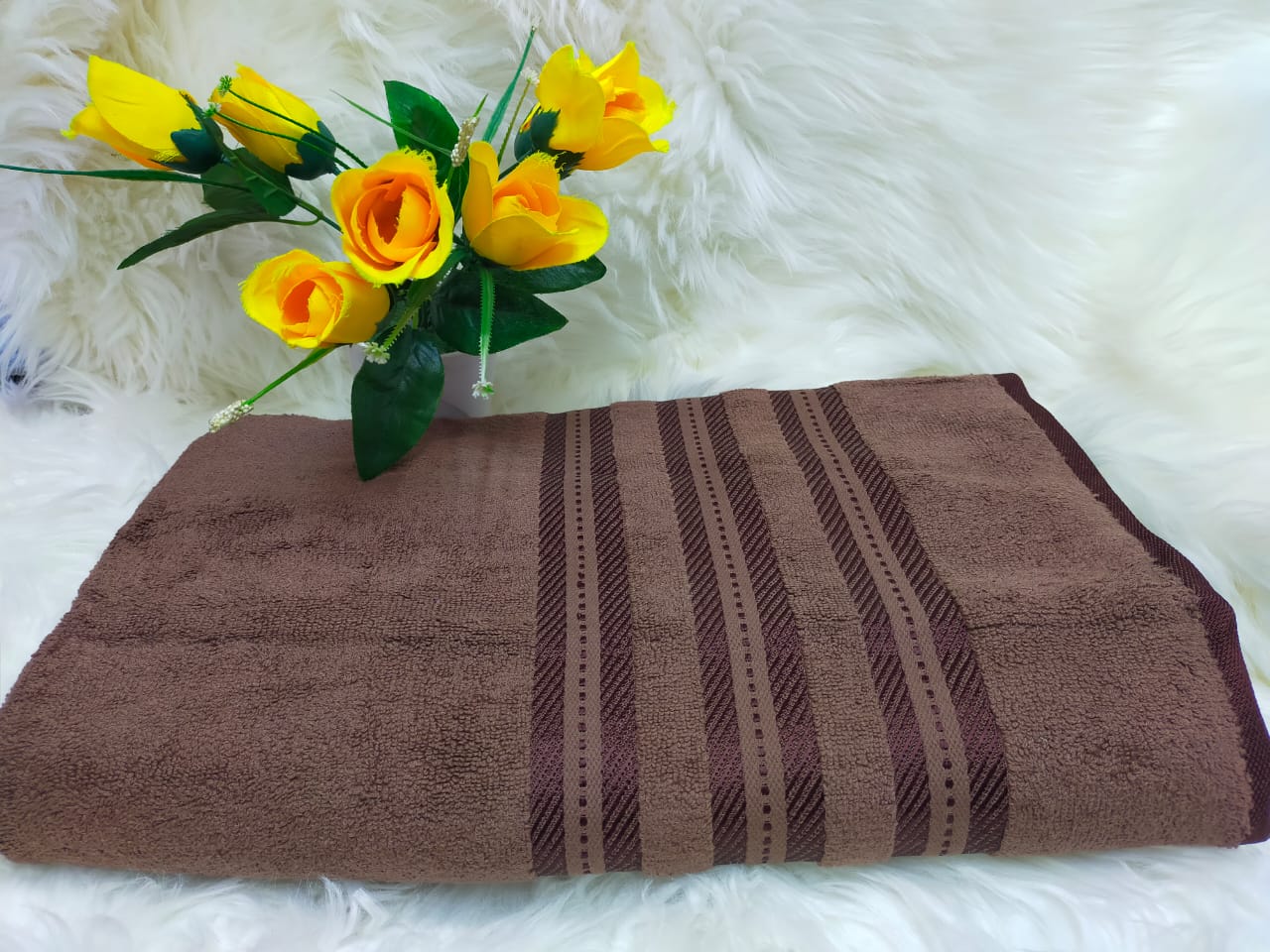 White Cotton soft Bathing towels -Highly absorbent White 75x150cm