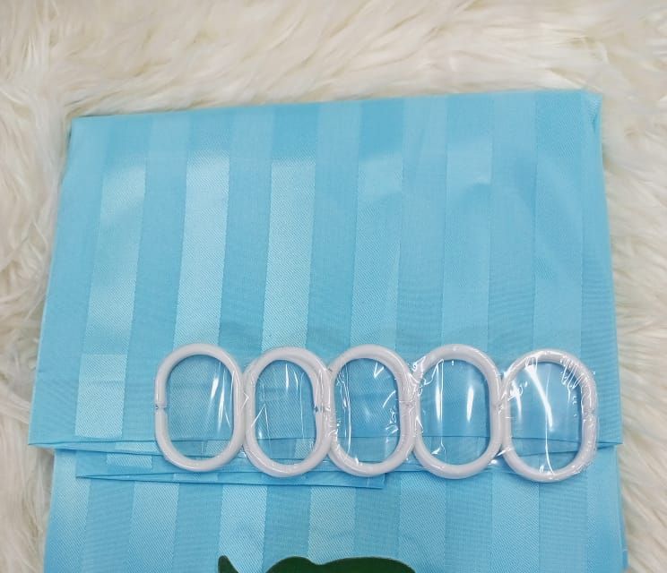 Waterproof PEVA Shower Curtain With Hooks 180*200cm