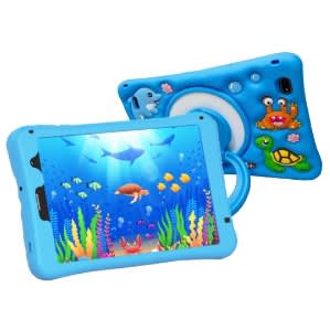 Modio KIDS STUDY TABLETS 256GB/6GB 5G 4000MAH WITH SIMCARD SLOT SILICONE COVER,TOUCH PEN