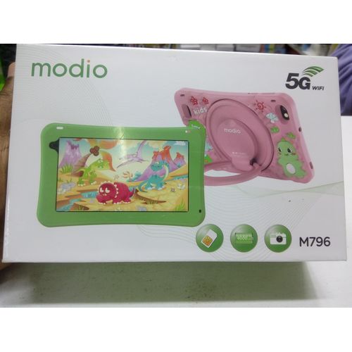 Modio KIDS STUDY TABLETS 256GB/6GB 5G 4000MAH WITH SIMCARD SLOT SILICONE COVER,TOUCH PEN