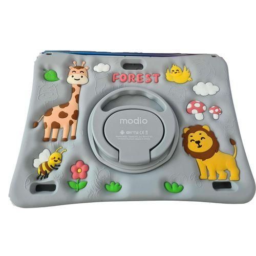Modio M25 Kids tablet Pc, Android 8GB RAM 512GB ROM Virtual storage10.1 Inches Sim card support, WIFI, Dual camera with free gifts - Gray
