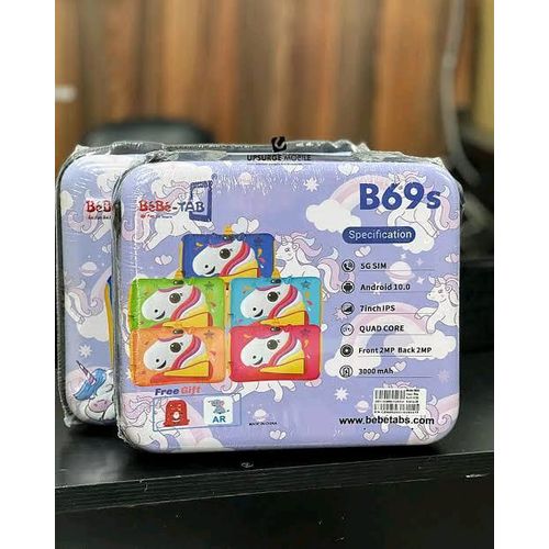 Bebe KIDS STUDY TABLET 5G 128GB/4GB WITH SIMCARD SLOT UNICORN EDITION WITH REUSABLE BOX