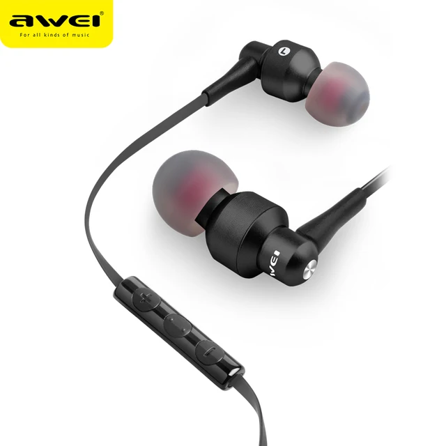 Awei Es 50ty Wired Earphones ,heavy Bass And Quality Sound