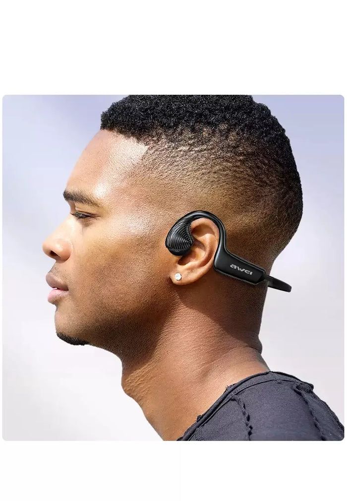 Awei A896bl Air Conduction Sports Headphones V5.3 Wireless Bluetooth Earphones Headset For Ios Earbuds Support Tf