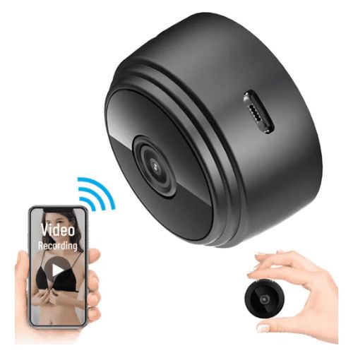 A9 MINI SECRET SPY WIFI HIDDEN CCTV CAMERA + KEYCHAIN SPRAY