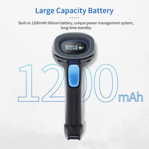 Handheld Barcode Scanner 1D/2D/QR 2.4G Wireless & USB Wired