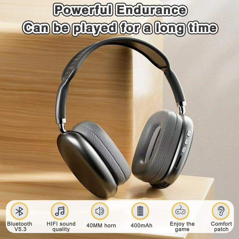 P9 Promax Wireless Bluetooth Headphones With Microphone Noise Canceling Earbuds Gaming Headphones