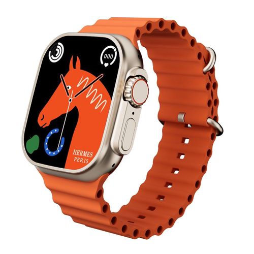 Smartwatch Ultra 9 fendior 7 in 1 strap wireless charging watch with 7straps and a plastic case