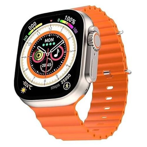 Smartwatch Ultra 9 fendior 7 in 1 strap wireless charging watch with 7straps and a plastic case