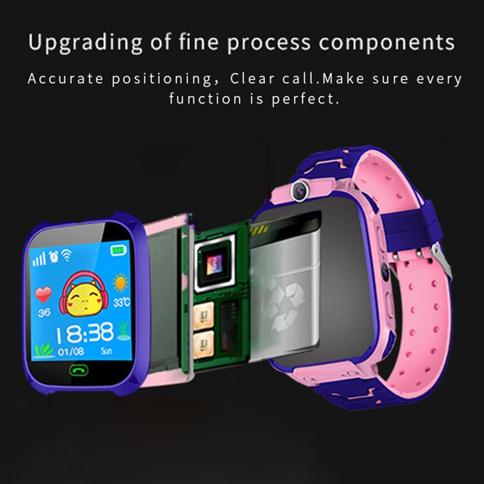 Smartwatch Smart2030 2030 Multifunctional Kids /Children water resistance watch with sim card slot - Pink