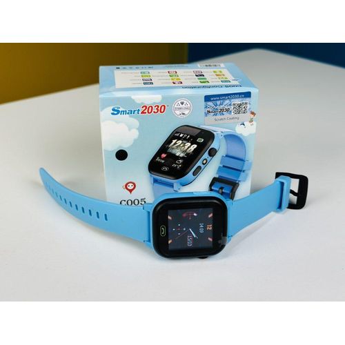 Children Smartwatch Boys Girls Camera Gps Answer Call Electronic Life Waterproof Smart Watches Support 2g Montre Enfant (Smart2023 C005 - Blue)