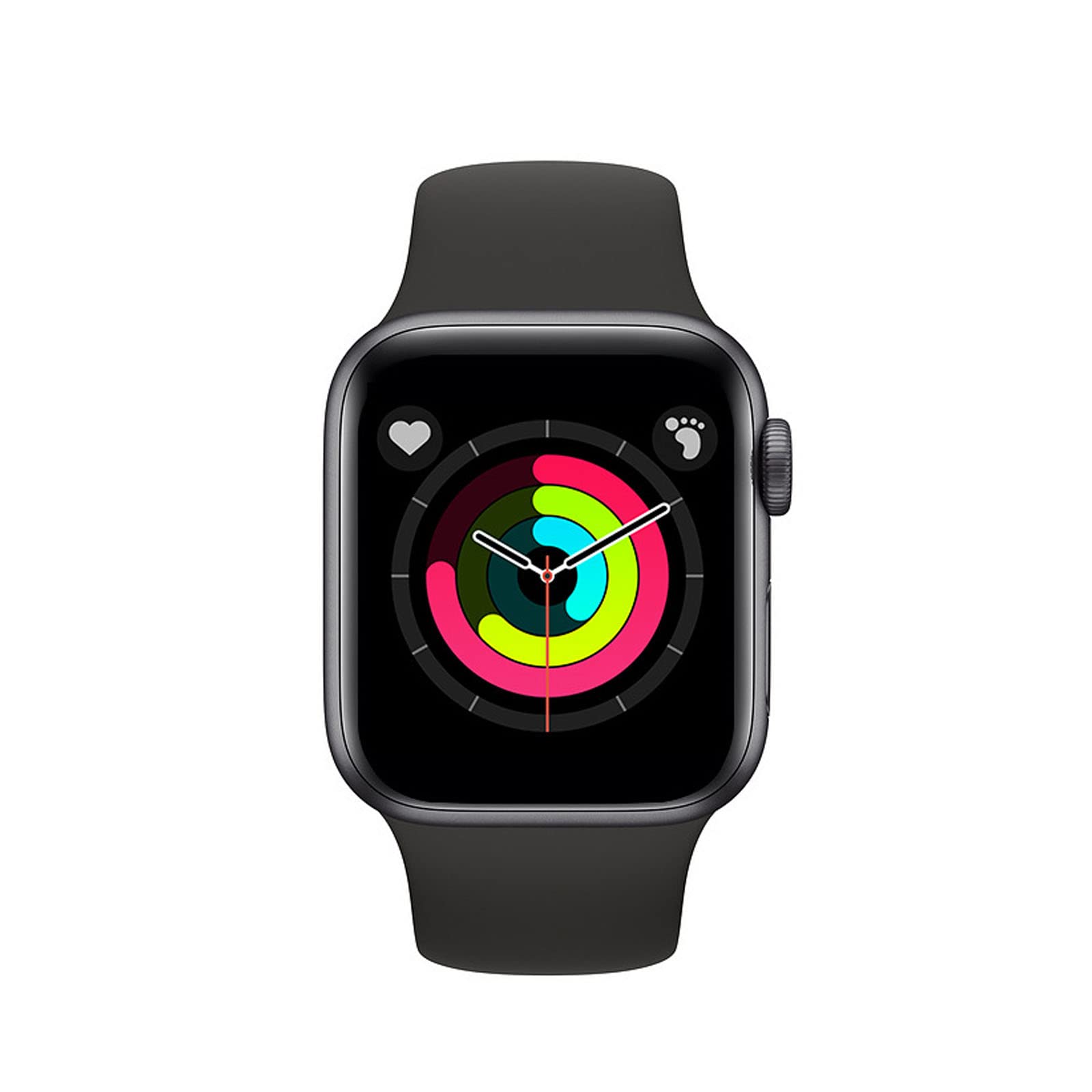 Men's Black Dual Strap Smart Watch T55 Bluetooth Sports Watch