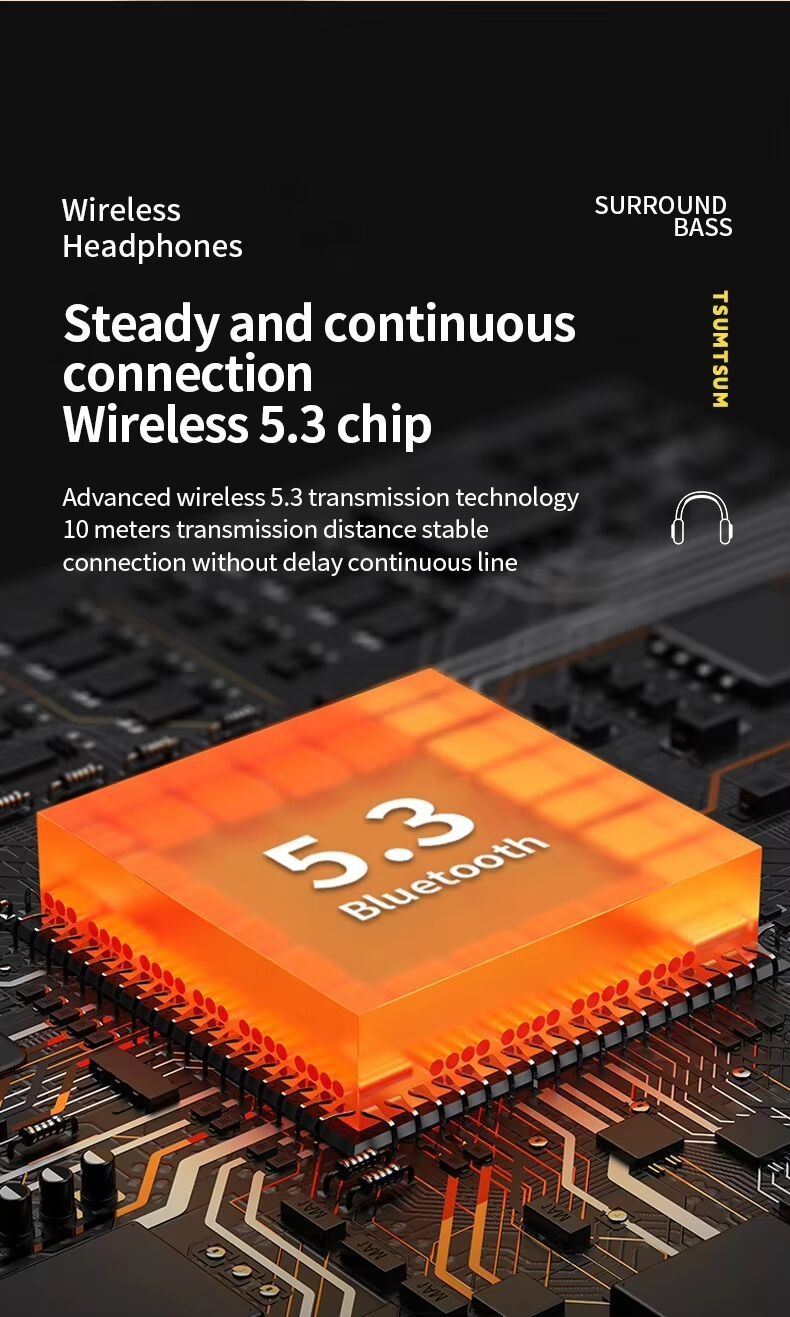 Earpods Bluetooth Headsets Wireless Earphones Transparent Look