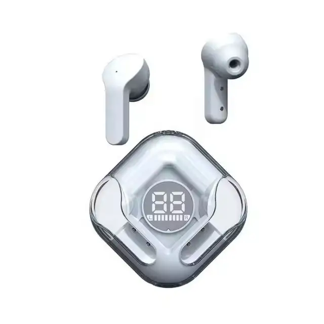 Earpods Bluetooth Headsets Wireless Earphones Transparent Look