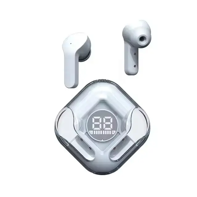 Earpods Bluetooth Headsets Wireless Earphones Transparent Look