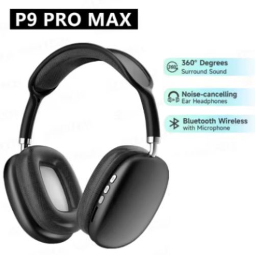 P9 Pro Max Headset Wireless Bluetooth 5.3 Outdoor Headphone Mic Noise Cancelling Stereo Sound Earphone