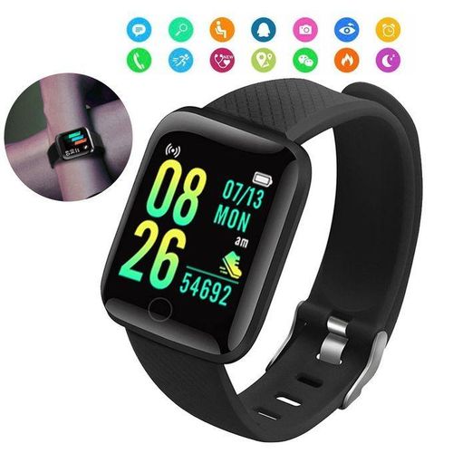 1.44 Inch LCD Wireless Smart Fitness Watch for Boys,Men,Kids,Women Sports Watch Heart Rate, and BP Monitor, Calories Counter