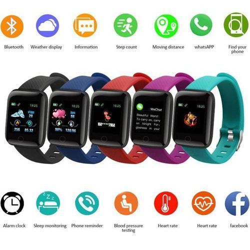 1.44 Inch LCD Wireless Smart Fitness Watch for Boys,Men,Kids,Women Sports Watch Heart Rate, and BP Monitor, Calories Counter